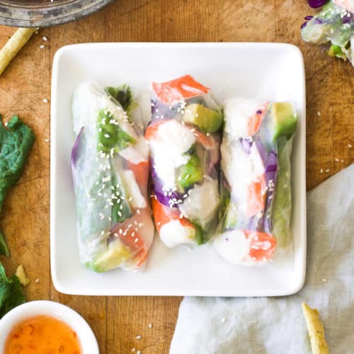 How To Make Homemade Spring Roll Wrappers - RuchisKitchen