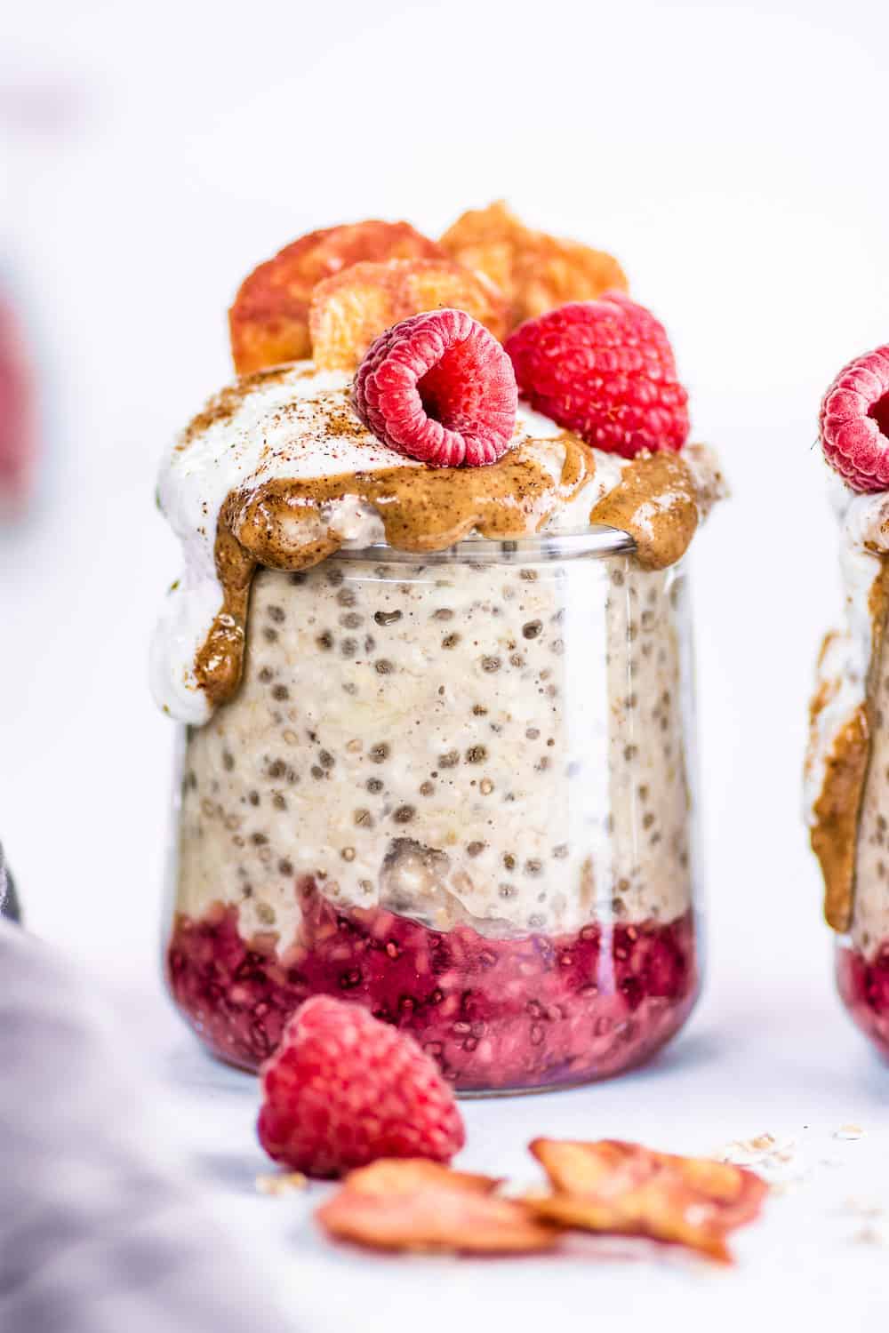 Easy Banana Overnight Oats With Chia Seeds Vegan Gluten Free The Butter Half